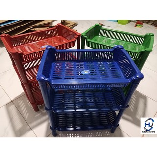 Small Rak  Susun  3 Serbaguna Mini Plastik Bumbu  