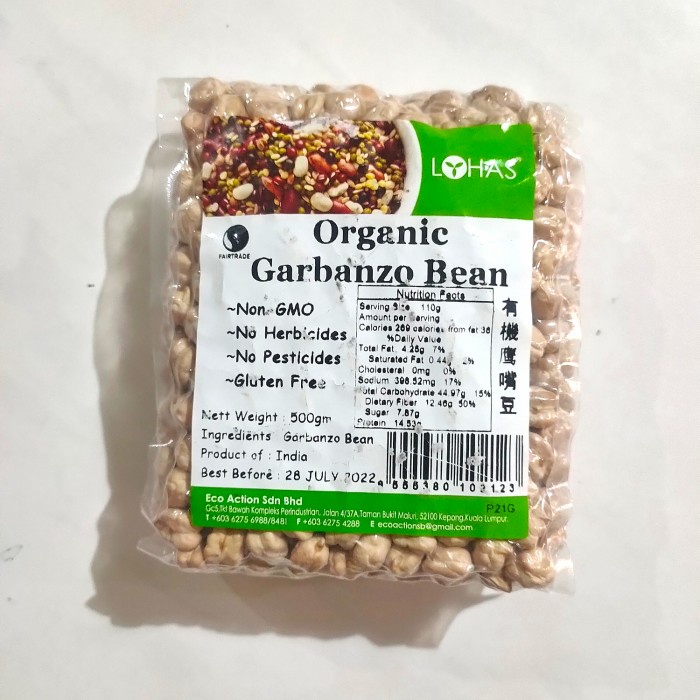 

Kacang Arab - Organic Garbanzo Bean/Kacang Arab/Chickpeas