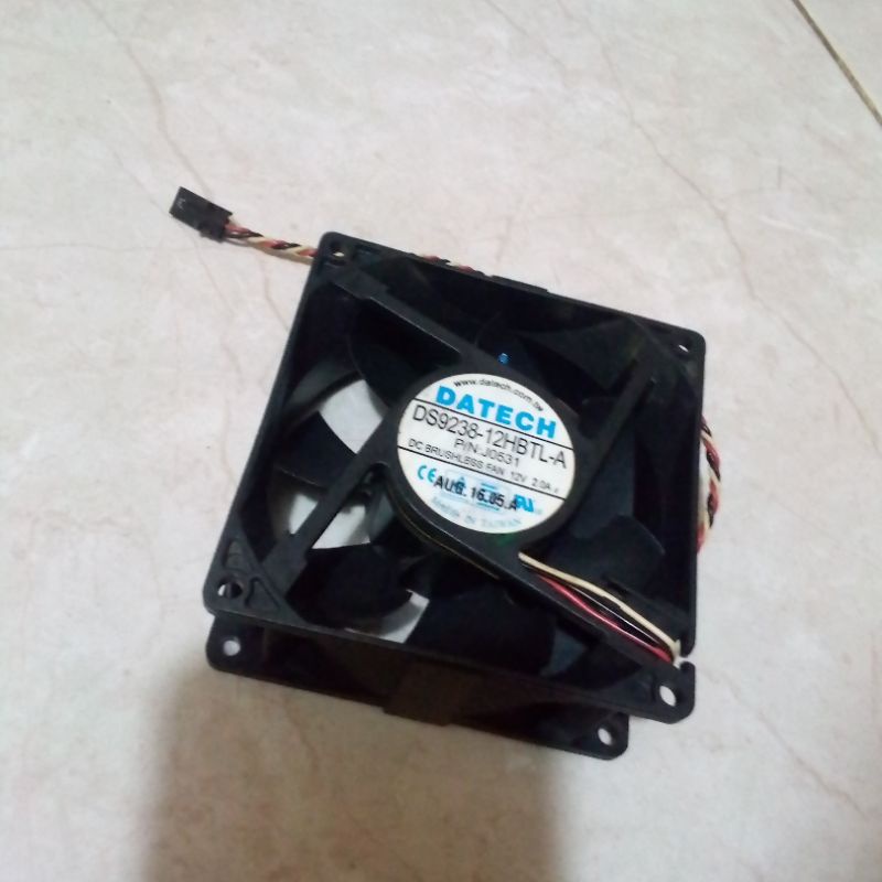 KIPAS FAN 9CM ORIGINAL DATECH DS9238-12HBTL-A12V 2A 3PIN GARANSI