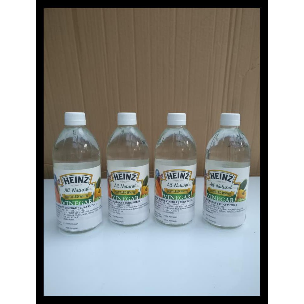 

CUKA PUTIH / DISTILLED WHITE VINEGAR HEINZ 473 ML KODE 570