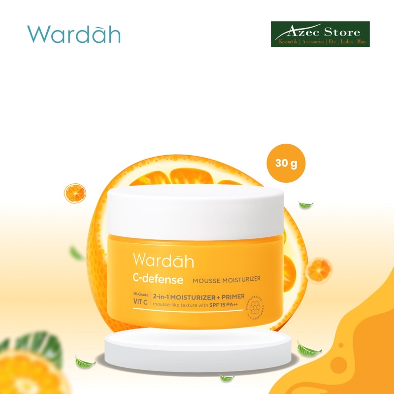 Wardah C-Defense Mousse Moisturizer 30gr