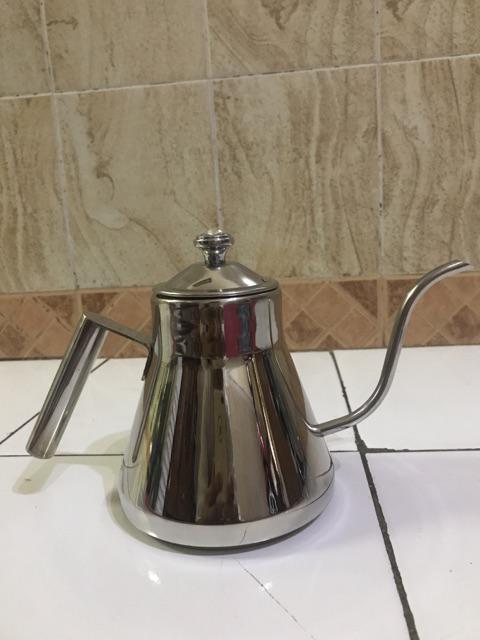 Diamond Kettle Gooseneck 1.2l Manual Brew Teko Seduh Teh Kopi Saringan V60 Leher Angsa Saringan