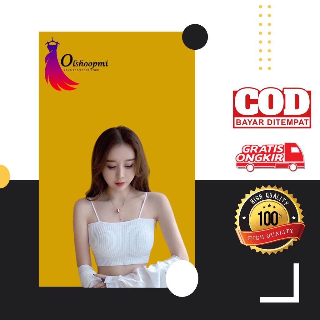 Tanktop Rib // Bra Import // Tanktop Busa // Tanktop Viral // Tanktop Kekinian