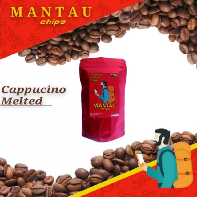 

Keripik singkong Mantau Chips rasa Cappucino