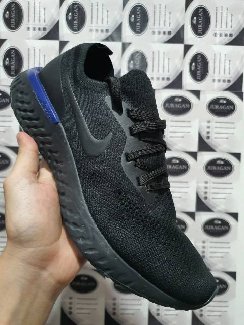 Nike Epic React Flyknit &quot;Black/Racer Blue&quot;