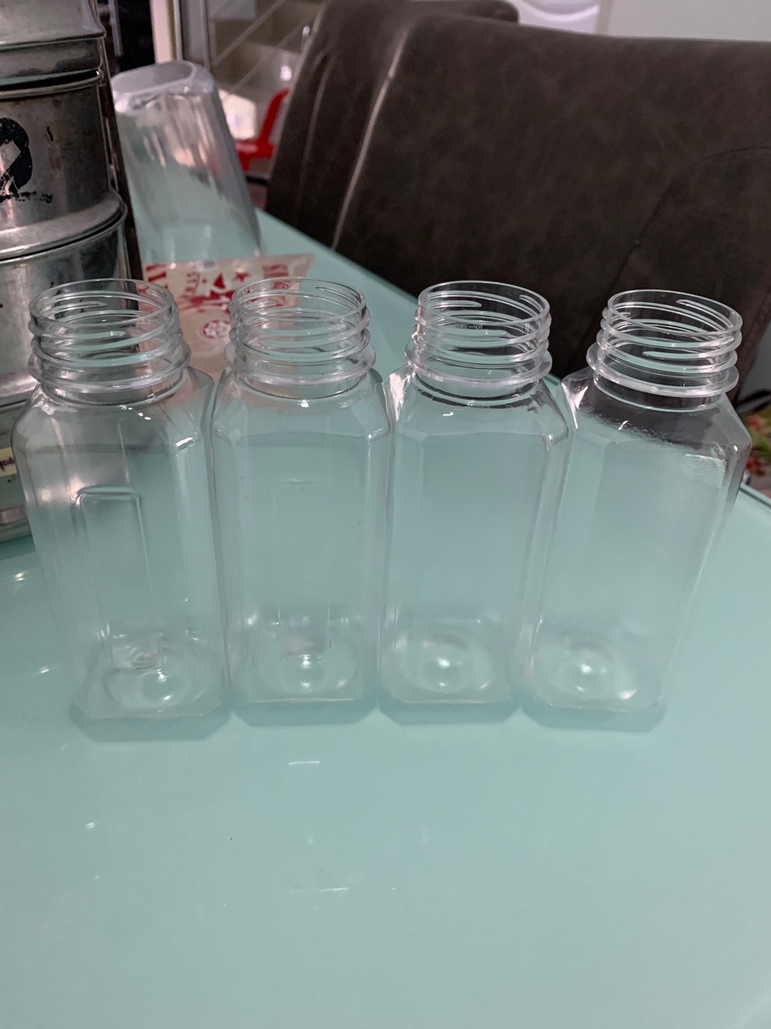 Botol Jus Plastik Kale 250ml Tebal Kotak