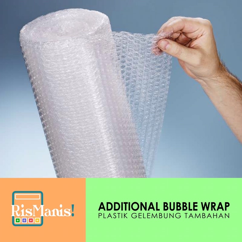 ADDITIONAL BUBBLE WRAP - Plastik Gelembung Packing Tambahan Kemasan Pengiriman Aman Anti Pecah