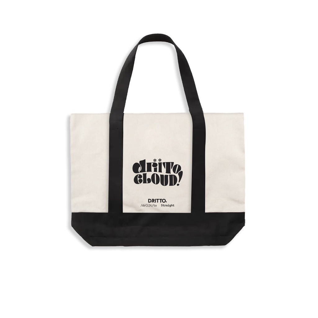 Totebag Kanvas DRT MONOTA - Tote Bag Unisex