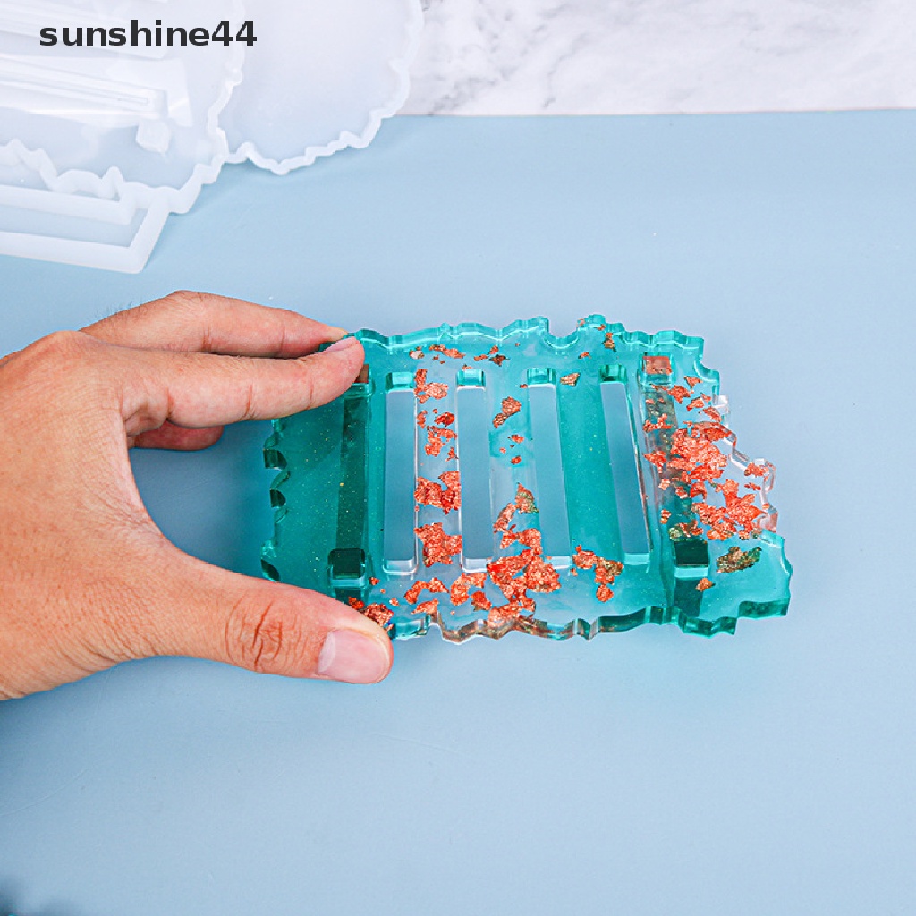 Sunshine Coaster / Tatakan Gelas Bahan Resin Untuk Dekorasi Rumah