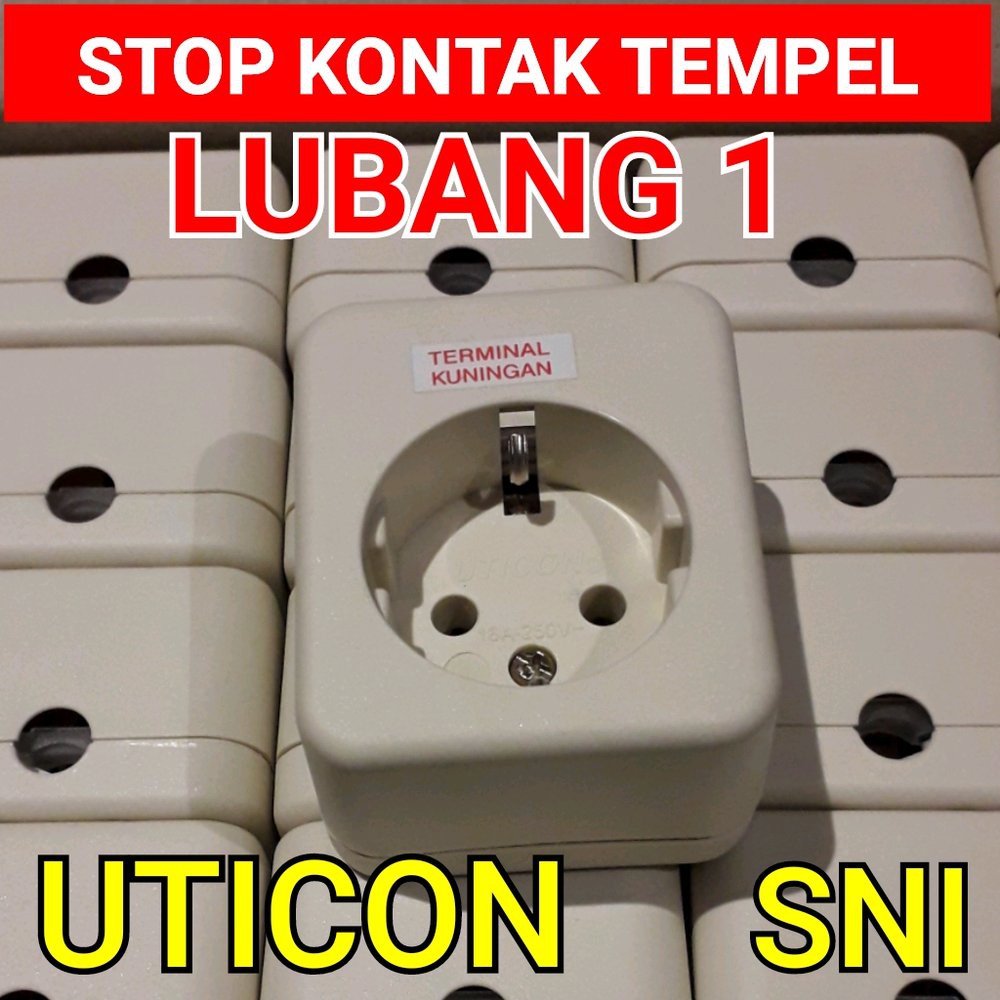 Stop Kontak Lubang 1 UTICON