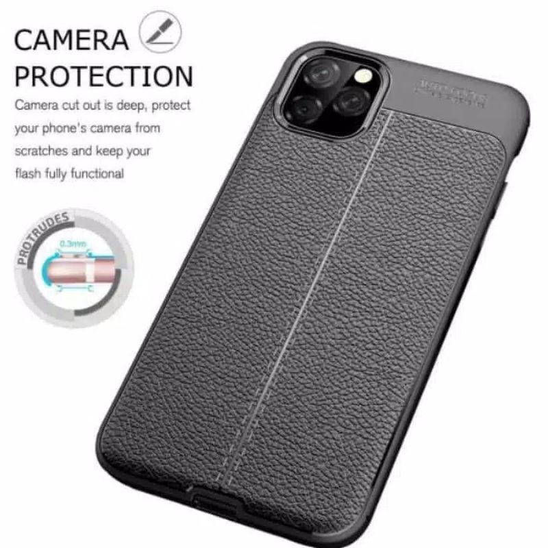 Case Autofokus Realme C11 C12 C15 C17 7 7i 7 Pro 6i Leather Case - Casing