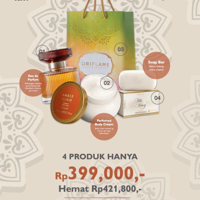 Parfum oriflame amber elixir edp