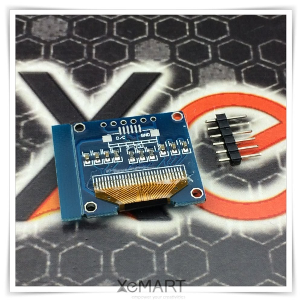 Module LCD OLED 128x64 0.96 Inch Blue OLED Display Biru Modul SPI Interface