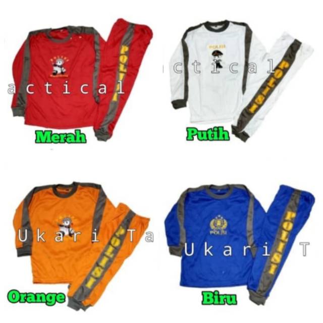 Promo... Baju Anak Polisi Cilik / Training Anak Polisi