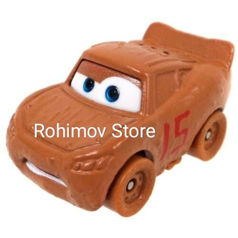 Lightning Mcqueen as Chester Whipplefilter mini racers cars No. 17 mattel segel blind bag