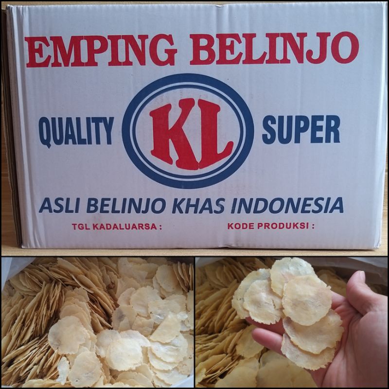 

✔MURAH Emping Belinjo Mentah Grade A Putih Tipis 250gr / Emping Melinjo / Belinjo