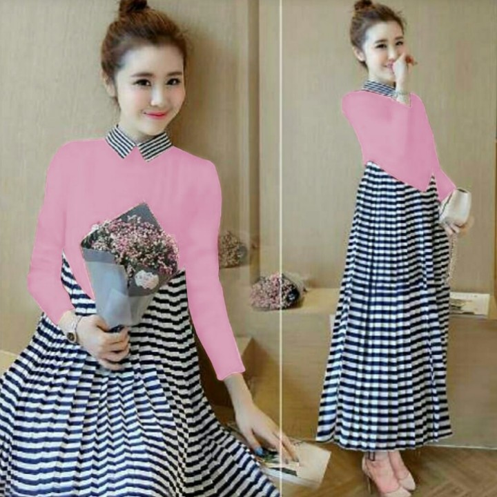 FWG - DRESS MAXI MICHIE / MAXY SALUR WANITA TERBARU / DRESS WANITA / LONGDRESS