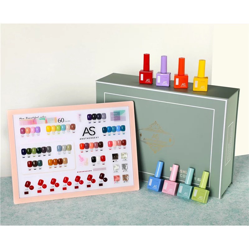 [FLASHES] NAIL POLISH GEL 1SET 60 WARNA KUTEK GEL UV