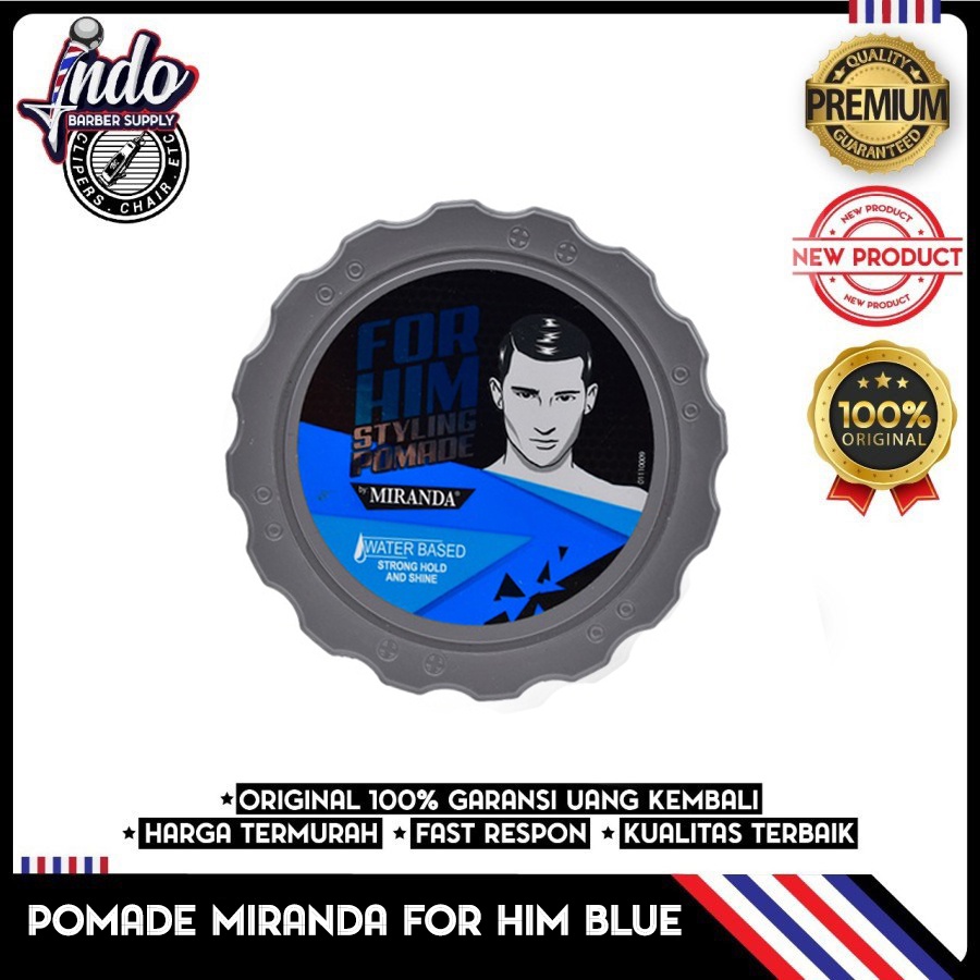 Miranda Pomade For Him Styling - Strong Hold and Shine 100 g