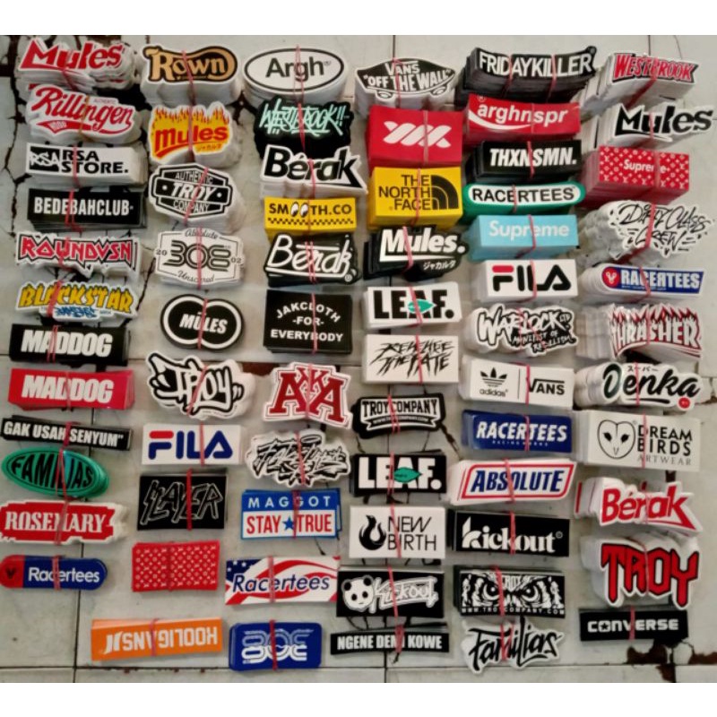 Stiker Distro Original bahan graftac