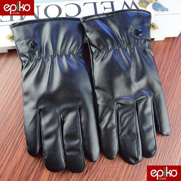 Sarung Tangan Motor Kulit/ Anti Air/ Bisa Touchscreen/ Pria-Wanita