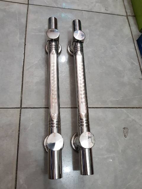 Handle pintu stainless bulat 45cm anti karat promo