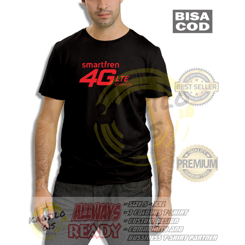 Kaos Smartfren 4G Logo Provider Distro - Kaosilogis