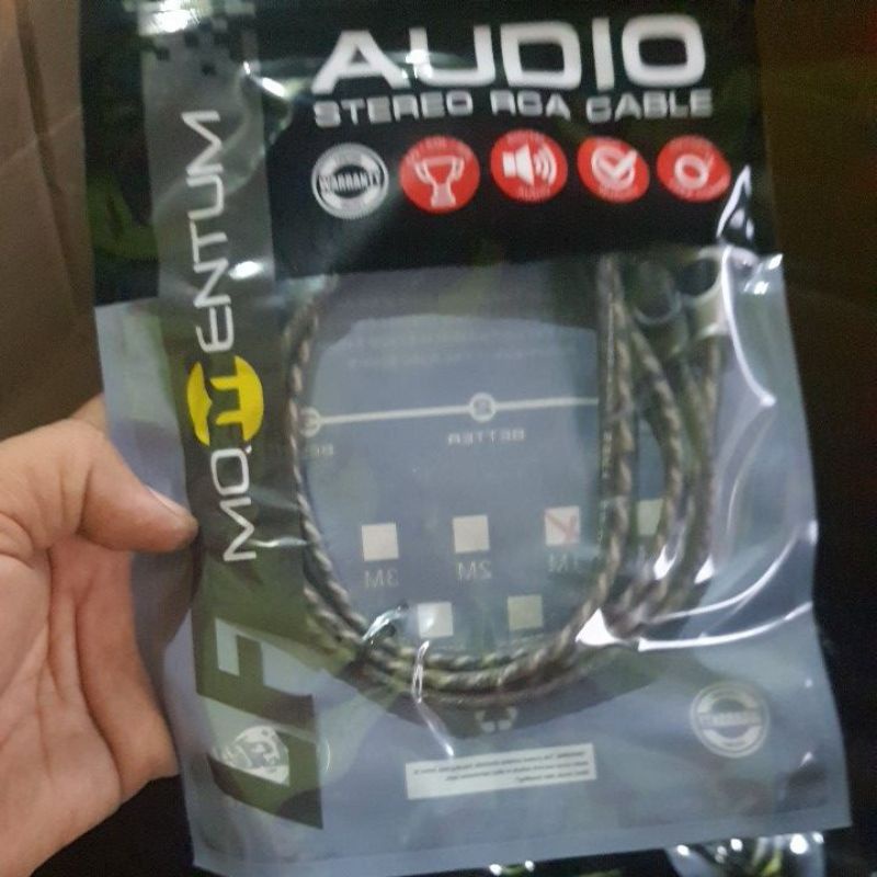 AUDIO MOBIL KABEL RCA MOMENTUM LF 1METER