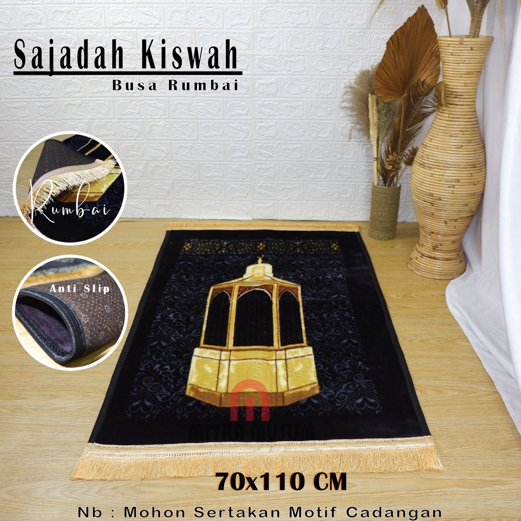 SAJADAH TURKI BULU UK 75 X 120 CM ANTI SLIP