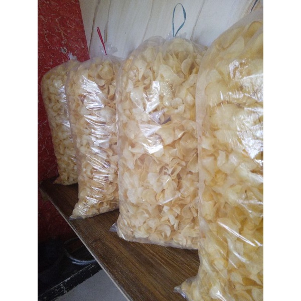 

Keripik singkong KHOT aneka rasa kemasan 1000 gram (1kg) SUDAH SERTIFIKASI HALAL MUI