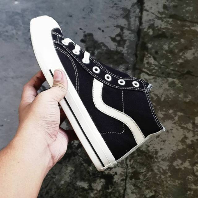 SEPATU VENTELA PUBLIC HIGH BLACK Natural (NEW) VENTELA ORIGINAL