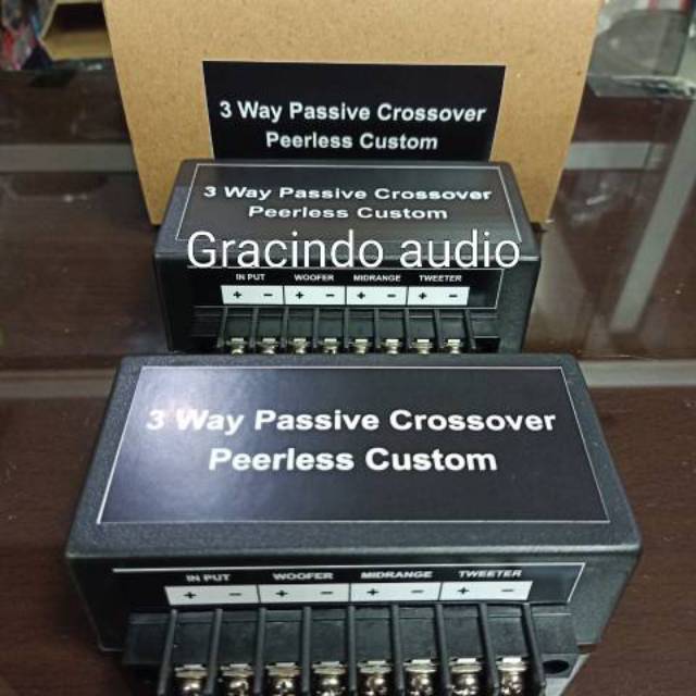 Crossover Pasif 3way Peerless Custom buat speaker mobil