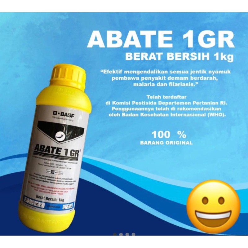 Abate anti nyamuk kemasan 1 kg /abate anti nyamuk rumah walet / abate asli /obat hama walet
