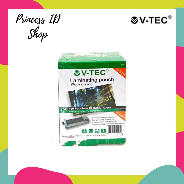 

PLASTIK LAMINATING LAMINATING POUCH V-TEC VT-97-250