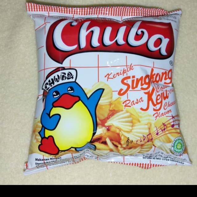 

Chuba Keripik Singkong harga per bungkus rasa keju atau balado