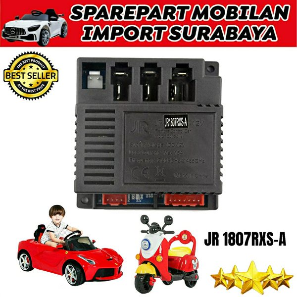 MODUL CONTROLLER JR 1807 RXS-A RC MOBIL AKI ANAK RIDE ON CAR JR1807 RXS-A 12 VOLT WIRELESS