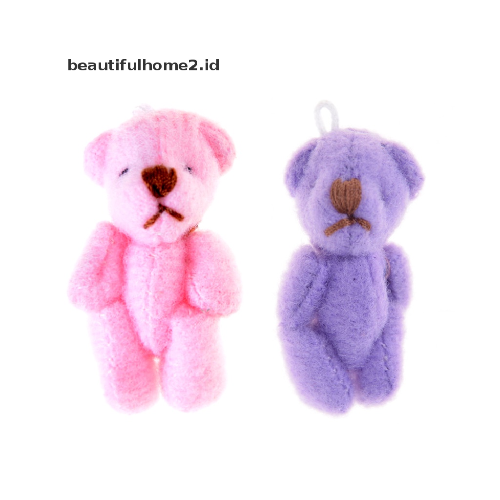 (Beautifulhome2) Buku Literatur Bahasa MandarinId 1pc Boneka Plush Beruang Ukuran 3.5cm