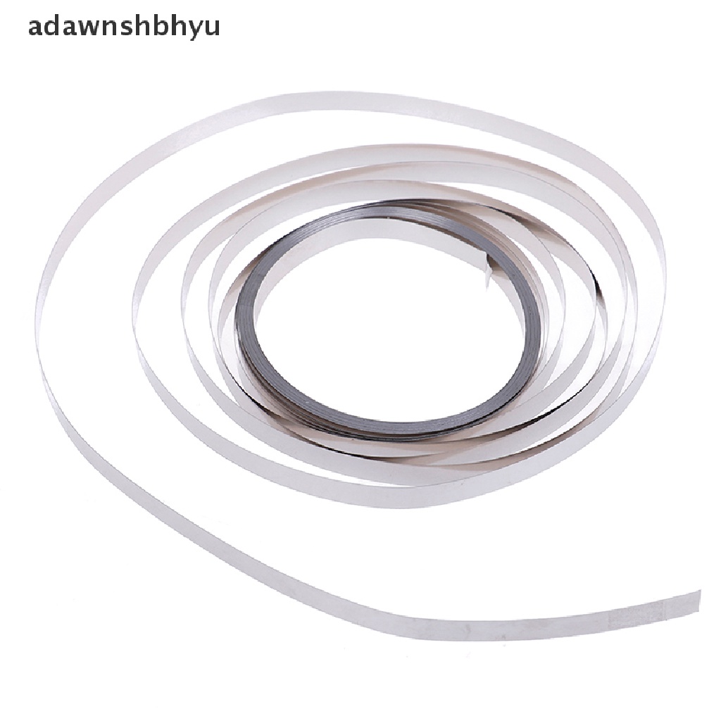 Adawnshbhyu 10m Murni Ni plate nickel strip tape Untuk Las Bintik Li 18650mm