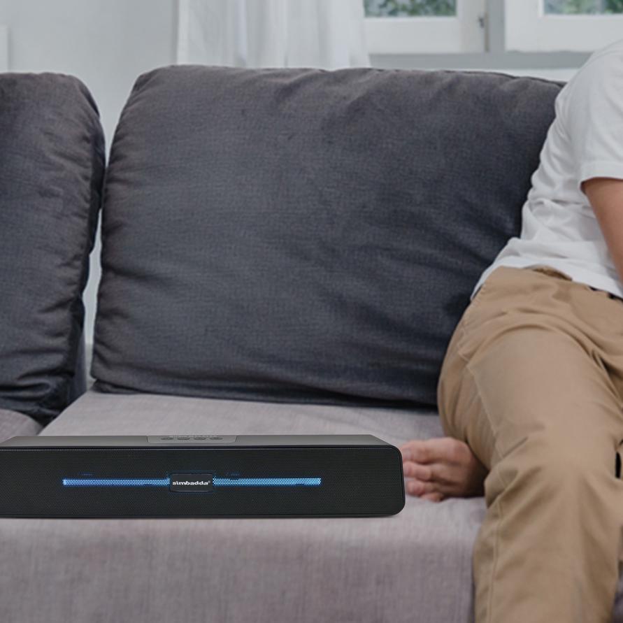 Laris|SQ37|Simbadda Portable Bluetooth Speaker CST 350N Mini Soundbar with RGB Lighting