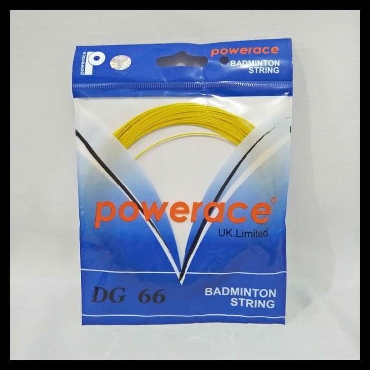 BEST SELLER SENAR BADMINTON - POWERACE DG66 DG 66 - ORIGINAL