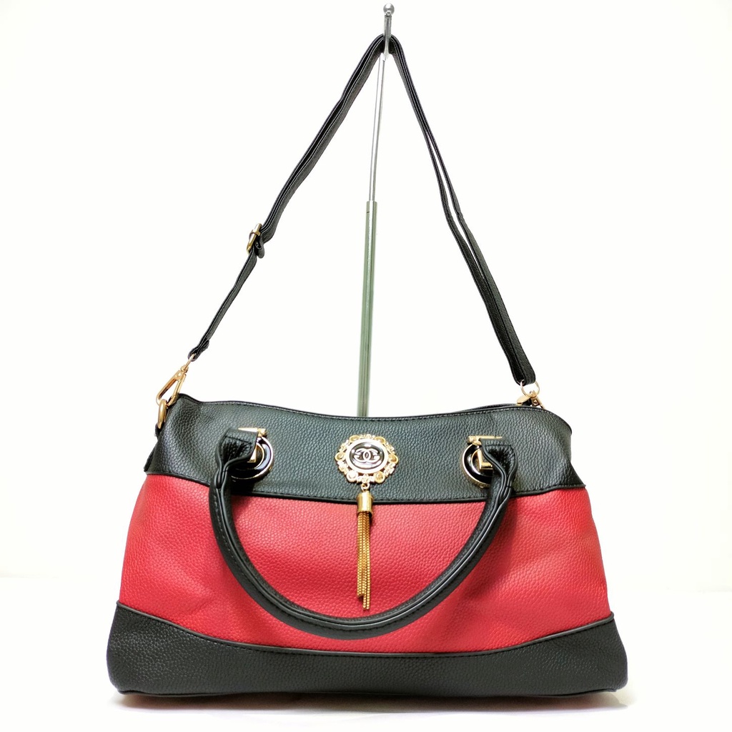 Diskon! Tas Selempang Wanita Import Top Handle Handbag Fashion 1862 Ukuran Besar