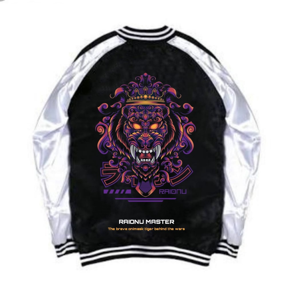 Sukajan Jaket Baseball - Culture Samurai-Raionu Master