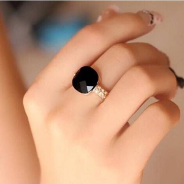 cincin korea cincin model batu hitam
