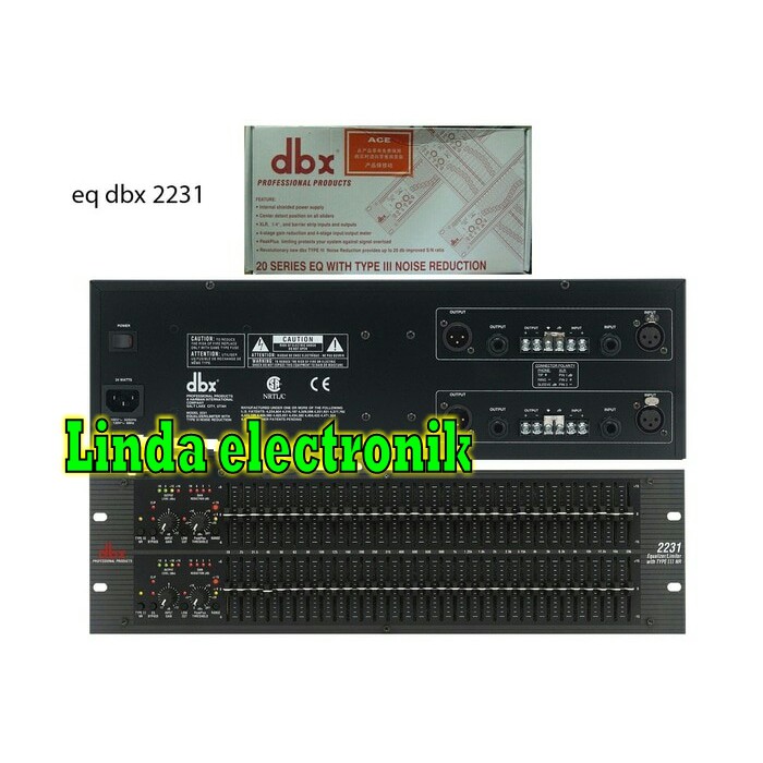 EQUALISER DBX 2231