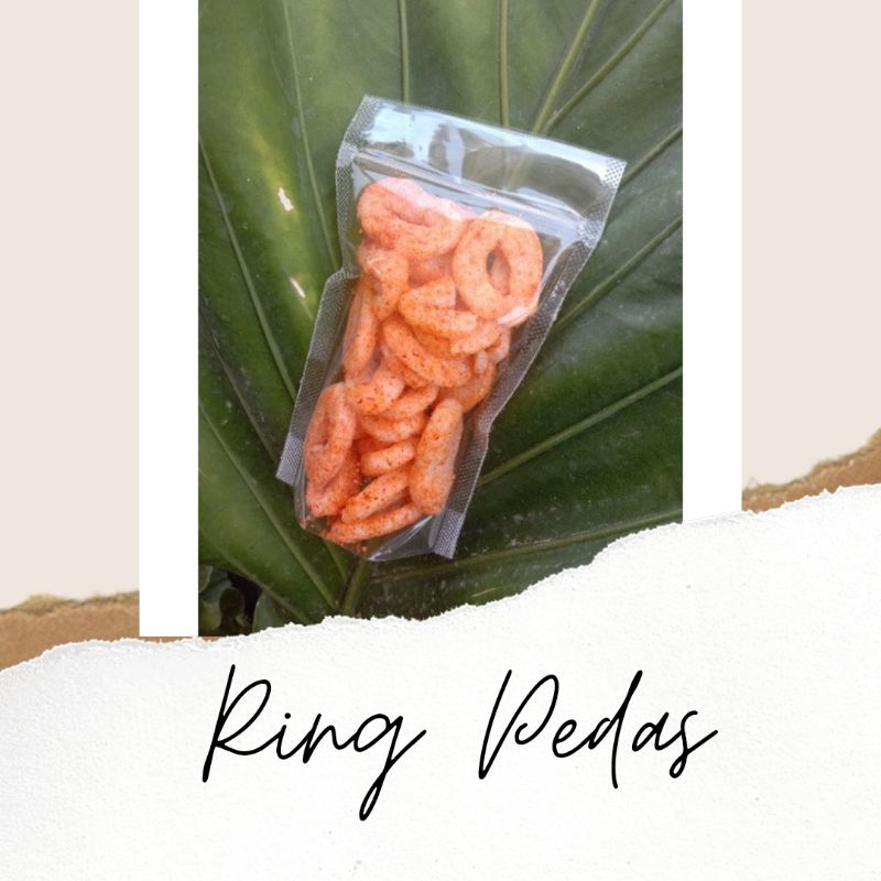 

Camilan Ring Pedas Ring Setan Enak Murah Krupuk Ring Pedas