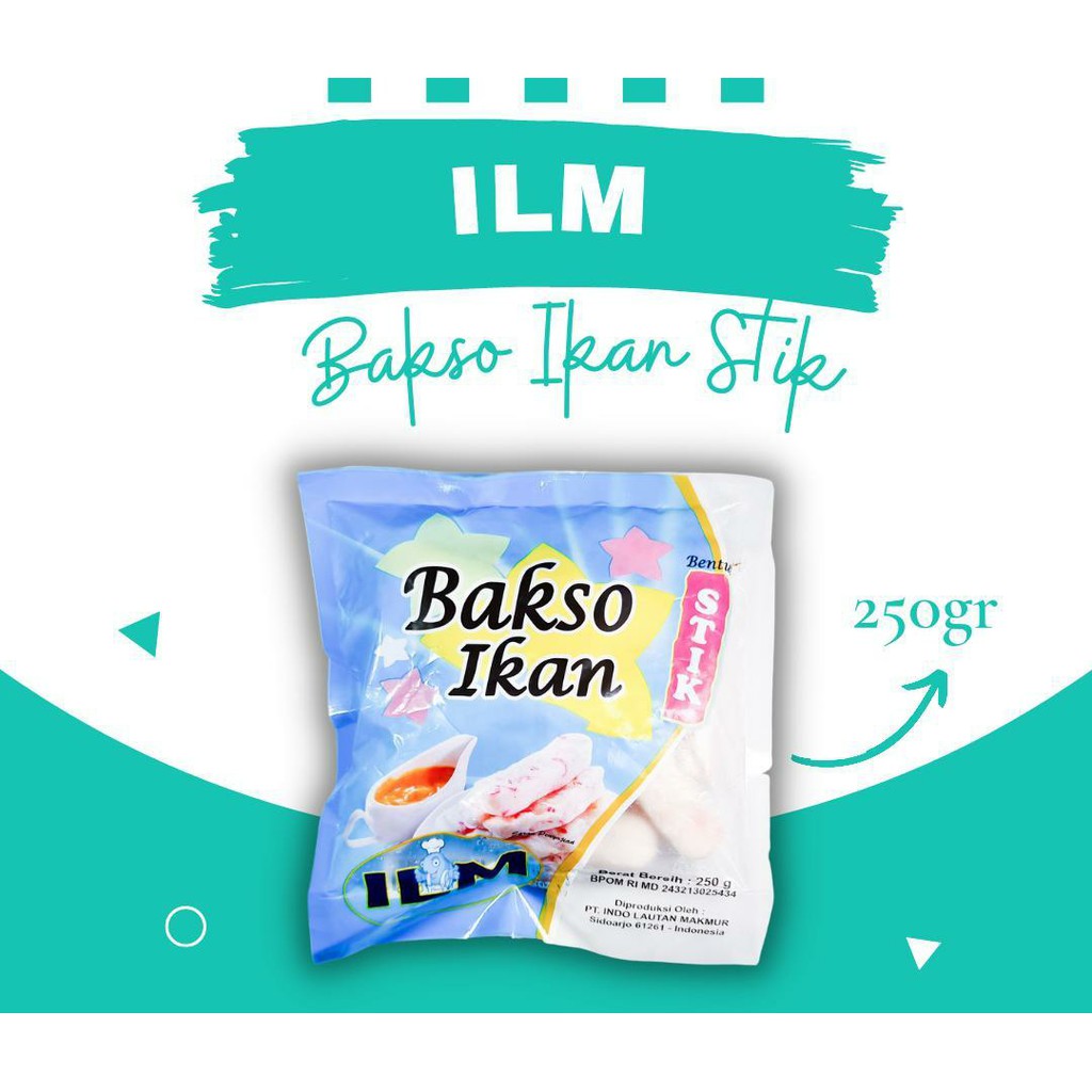 

ADDRIELLA - ILM BAKSO IKAN STIK 250gr | ILM/FROZENFOOD/FROZENFOOD MURAH