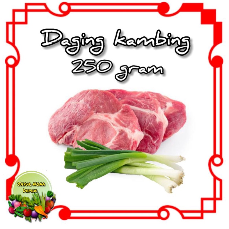 

daging kambing segar 250 gram