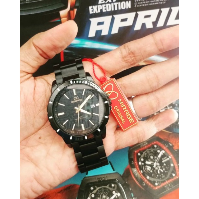 MIRAGE ORI COWOK 8549BRPM RANTAI FULLBLACK