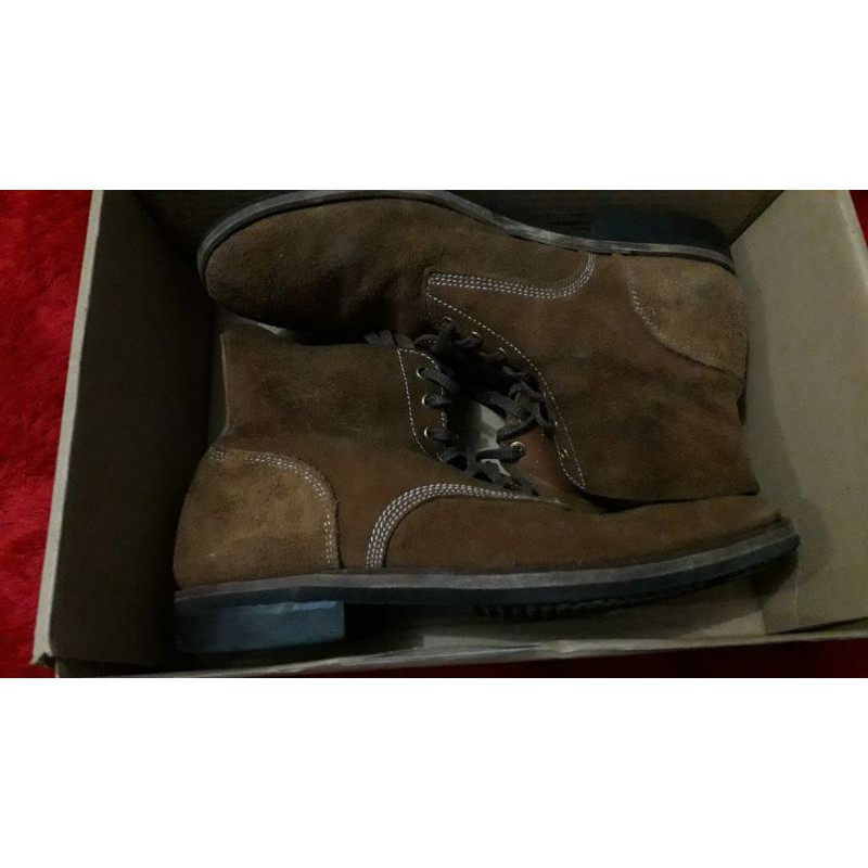 Sepatu boot kulit SAGARA no 44 ( second )