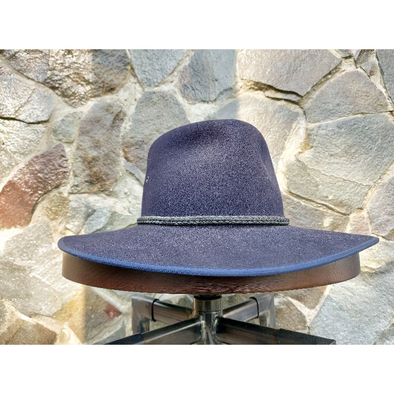 Topi Laken Akubra Beludru Import Fedora Cowboy Koboy Koboi Coboy